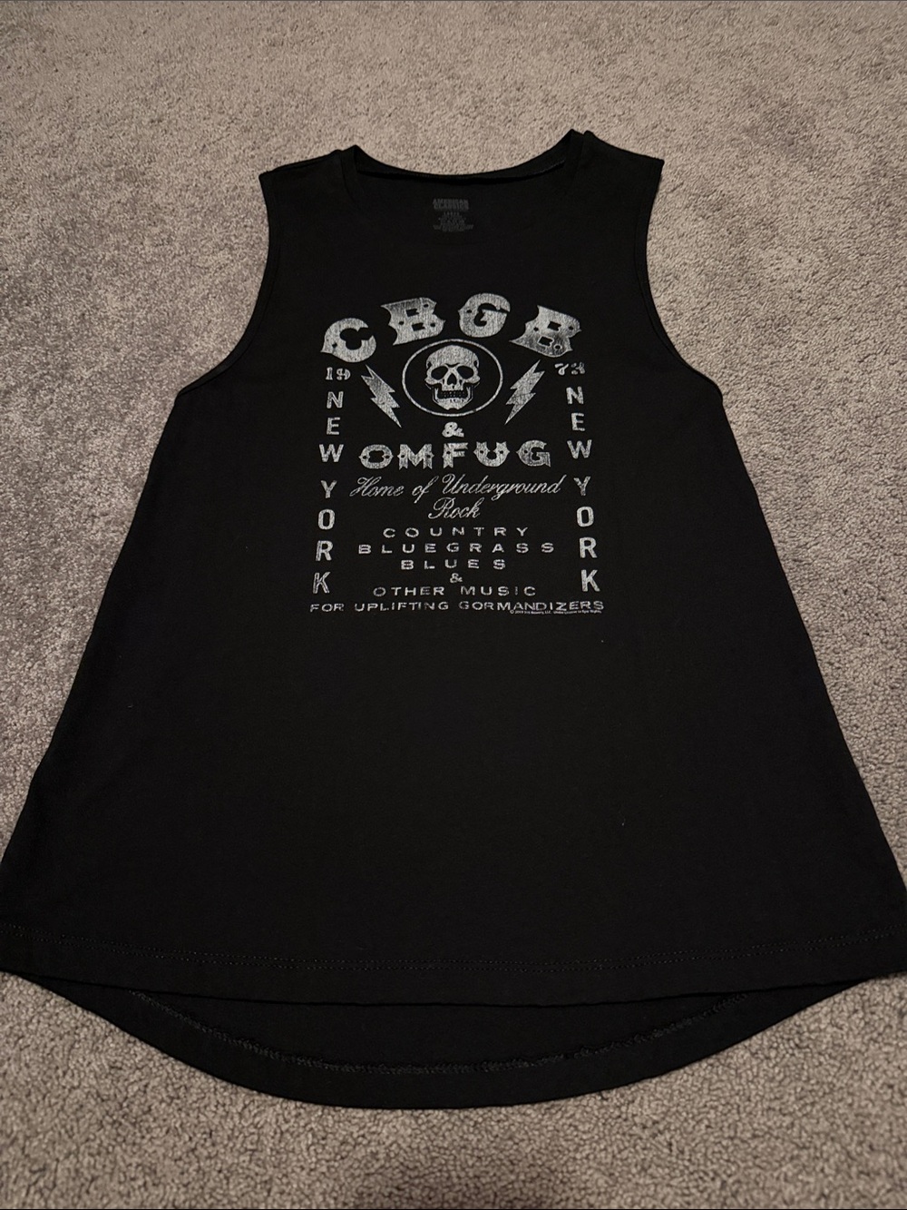 CBGB Graphic Muscle Tank - Black